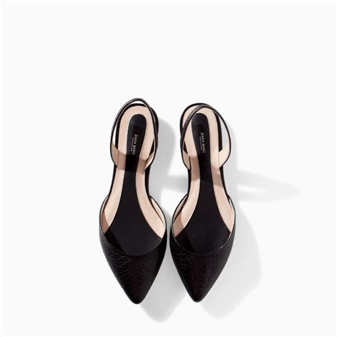 slingback heels zara.